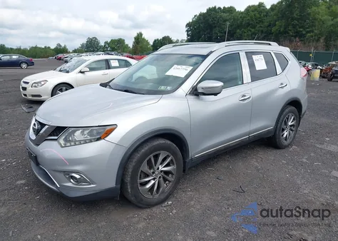 2015 Nissan Rogue Sl from USA, damaged, VIN 5N1AT2MV1FC793874